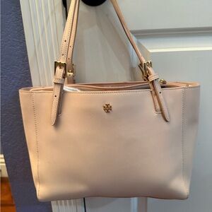 Tory Burch Light Pink Leather Tote
